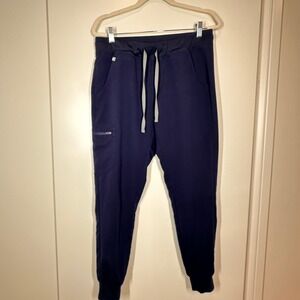 FIGS Womens Navy Blue Technical Collection Jogger Scrub Pants Size M